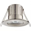 LAP CosmosEco Fixed Fire Rated LED Downlight Satin Nickel 5.5W 500lm -Indoor Lighting Sales Store 476GX P
