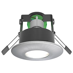 4lite WiZ Connected Fixed Fire Rated LED Smart Downlight Satin Chrome 4.9W 345lm 3 4lite WiZ Connected Fixed Fire Rated LED Smart Downlight Satin Chrome 4.9W 345lm
