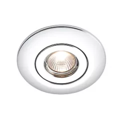 Fixed GU10 / GU5.3 Downlight Converter Polished Chrome