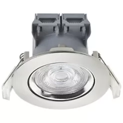 LAP Tilt LED Downlight Black Nickel 4.5W 420lm