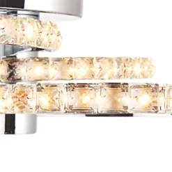 Quay Design Reena LED Semi-Flush Light Chrome 18W 1766lm -Indoor Lighting Sales Store 572VG A4