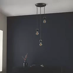 Quay Design Cable Set 3-Light Cable Set Pendant Satin Pewter -Indoor Lighting Sales Store 599VG A4