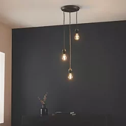 Quay Design Cable Set 3-Light Cable Set Pendant Satin Pewter -Indoor Lighting Sales Store 599VG A5