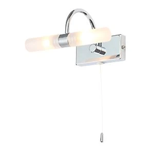 Spa Corvus Bathroom Wall Light Chrome 4 Spa Corvus Bathroom Wall Light Chrome - Image 2