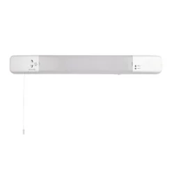 Dual Voltage LED Shaver Light Gloss White 7W 480lm -Indoor Lighting Sales Store 608PP A2