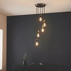 Quay Design Cable Set 5-Light Cable Set Pendant Antique Brass -Indoor Lighting Sales Store 608VG A4