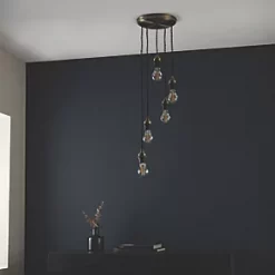 Quay Design Cable Set 5-Light Cable Set Pendant Antique Brass -Indoor Lighting Sales Store 608VG A5