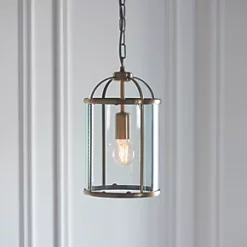 Quay Design Liberty 1-Light Pendant Antique Brass