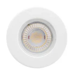 Luceco F-ECO Fixed Fire Rated LED Downlight White 5W 450lm 10 Luceco F-ECO Fixed Fire Rated LED Downlight White 5W 450lm -Indoor Lighting Sales Store 660KR A2