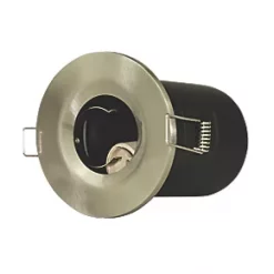 LAP Fixed Fire Rated Downlight Brushed Steel -Indoor Lighting Sales Store 6627V A2