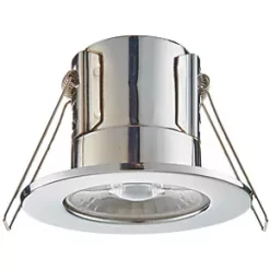 LAP Cosmoseco Fixed Fire Rated LED Downlight Chrome 5.8W 450lm