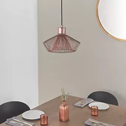 Quay Design Kuma Metal Caged Pendant Copper 11 Quay Design Kuma Metal Caged Pendant Copper -Indoor Lighting Sales Store 682VG A3