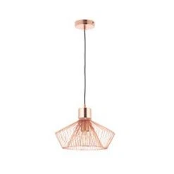 Quay Design Kuma Metal Caged Pendant Copper 12 Quay Design Kuma Metal Caged Pendant Copper -Indoor Lighting Sales Store 682VG A4