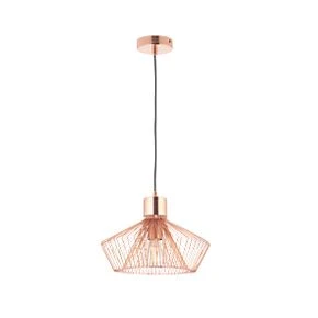 Quay Design Kuma Metal Caged Pendant Copper 7 Quay Design Kuma Metal Caged Pendant Copper - Image 5