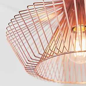 Quay Design Kuma Metal Caged Pendant Copper 8 Quay Design Kuma Metal Caged Pendant Copper - Image 6