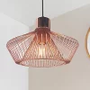 Quay Design Kuma Metal Caged Pendant Copper -Indoor Lighting Sales Store 682VG P