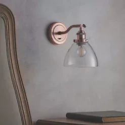 Quay Design Karlson Adjustable Wall Light Aged Copper -Indoor Lighting Sales Store 698VG A5