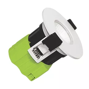 Luceco FType Fixed Fire Rated LED Downlight White 6W 600lm 4 Luceco FType Fixed Fire Rated LED Downlight White 6W 600lm - Image 2