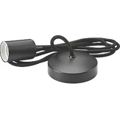 Knightsbridge 8270LSB Contemporary Long Pendant Smoked Bronze