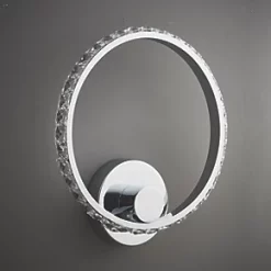 Quay Design Reena LED Integrated Wall Light Chrome 6W 580lm -Indoor Lighting Sales Store 717VG A2