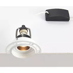 Saxby Trimless Tilt Downlight White -Indoor Lighting Sales Store 719HT A4