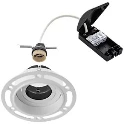 Saxby Trimless Tilt Downlight White