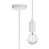 Knightsbridge 8270LMW Contemporary Long Pendant Matt White -Indoor Lighting Sales Store 735TY P