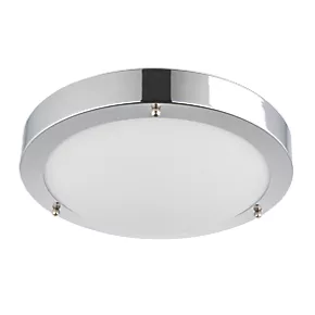 Saxby Anchorage LED Bathroom Ceiling Light Chrome 9W 650lm 3 Saxby Anchorage LED Bathroom Ceiling Light Chrome 9W 650lm