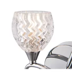 Quay Design Isabella LED Twin Wall Light Chrome 2.5W 200lm -Indoor Lighting Sales Store 748VH A2