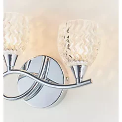 Quay Design Isabella LED Twin Wall Light Chrome 2.5W 200lm -Indoor Lighting Sales Store 748VH A5