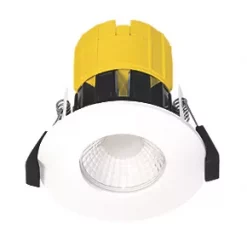 Luceco Dim2Warm FType Fixed Fire Rated LED Downlight White 6W 460lm