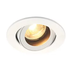 LAP Cast Baffle Tilt Anti-Glare Recessed Downlight White 8 LAP Cast Baffle Tilt Anti-Glare Recessed Downlight White -Indoor Lighting Sales Store 774KJ A1