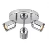 Lens Cylinder 3-Light Bathroom Spotlight Chrome -Indoor Lighting Sales Store 78510 P