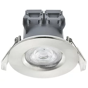LAP Fixed LED Downlight Brushed Nickel 4.5W 400lm 3 LAP Fixed LED Downlight Brushed Nickel 4.5W 400lm
