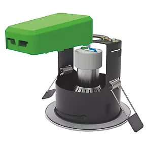 4lite WiZ Connected Adjustable Fire Rated LED Smart Downlight Polished Chrome 4.9W 345lm 4 4lite WiZ Connected Adjustable Fire Rated LED Smart Downlight Polished Chrome 4.9W 345lm - Image 2