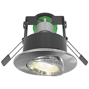 4lite WiZ Connected Adjustable Fire Rated LED Smart Downlight Polished Chrome 4.9W 345lm 3 4lite WiZ Connected Adjustable Fire Rated LED Smart Downlight Polished Chrome 4.9W 345lm