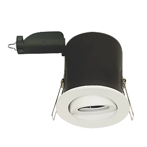 LAP Adjustable Fire Rated Downlight White 3 LAP Adjustable Fire Rated Downlight White