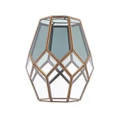 Quay Design Thames Antique Brass Metal & Glass Cage Pendant Shade -Indoor Lighting Sales Store 843VG A5