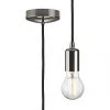 Knightsbridge 8270LBN Contemporary Long Pendant Black Nickel