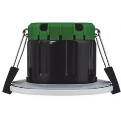 Luceco FType Compact Fixed Cylinder Fire Rated LED Downlight White 6W 470lm -Indoor Lighting Sales Store 873KH A1