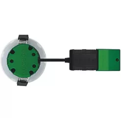 Luceco FType Compact Fixed Cylinder Fire Rated LED Downlight White 6W 470lm -Indoor Lighting Sales Store 873KH A2