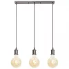 4lite WiZ Connected LED 3-Way Bar Smart Pendant Light Blackened Silver 6.5W 720lm -Indoor Lighting Sales Store 876PH P