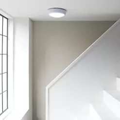 LAP Amazon LED Bathroom Ceiling Light with Microwave Sensor Gloss White 16W 1200lm 9 LAP Amazon LED Bathroom Ceiling Light with Microwave Sensor Gloss White 16W 1200lm -Indoor Lighting Sales Store 886PP A3