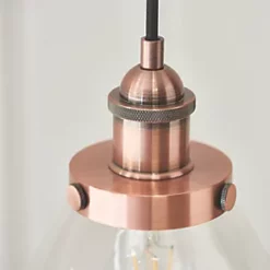 Quay Design Karlson Industrial Pendant Aged Copper -Indoor Lighting Sales Store 917VG A4