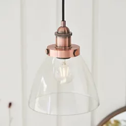 Quay Design Karlson Industrial Pendant Aged Copper -Indoor Lighting Sales Store 917VG A5