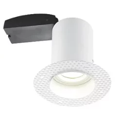 LAP Eclipse Fixed Fire Rated Plaster-In Downlight White -Indoor Lighting Sales Store 923KJ A1