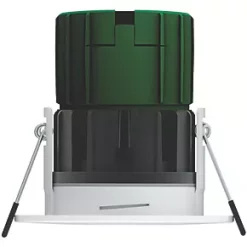 Luceco FType EFT60W Colour Change Fixed Fire Rated LED Downlight White 6W 600lm -Indoor Lighting Sales Store 937FY A2