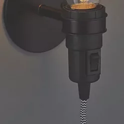 Quay Design Amos Wall Light Matt Black -Indoor Lighting Sales Store 942VG A3