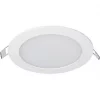 Luceco ECO Circular Fixed LED Low Profile Slimline Downlight White 15W 720lm -Indoor Lighting Sales Store 957PX P
