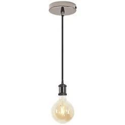 4lite WiZ Connected LED G125 Smart Pendant Light Blackened Silver 6.5W 720lm